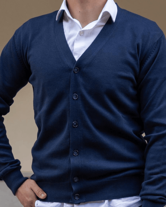 Cardigan blu